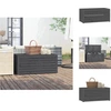 Image de vidaXL Coffre de jardin Gris 101x50,5x46,5 cm Pin massif - Coffres de jardin