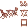 Image de vidaXL Ensemble Bistro 3 pièces pour enfants en bois massif d'eucalyptus - Ensembles de meubles de jardin