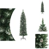 Image de vidaXL Sapin de Noël artificiel avec support Svelte 240 cm PVC - Sapins de Noël