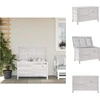 Image de vidaXL Coffre de jardin Blanc 99x49,5x58,5 cm Sapin massif - Coffres de jardin