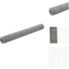 Image de vidaXL Clôture en fil de fer Acier galvanisé 25x1,2 m Argent - Panneaux de clôture
