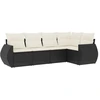 Image de vidaXL Ensemble de salon de jardin 5 pièces avec coussins noir poly rotin