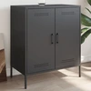 Image de vidaXL Sideboard noir 68x39x79 cm acier