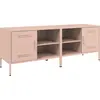 Image de vidaXL Armoires TV 2 pcs. Rose 68x39x50,5 cm Acier