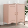 Image de vidaXL Sideboards 2 pcs. Rose 36x39x79 cm Acier