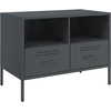 Image de vidaXL Armoire TV anthracite 68x39x50,5 cm Acier