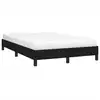 Image de vidaXL Cadre de lit sans matelas noir 120x190 cm Tissu
