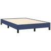Image de vidaXL Cadre de lit sans matelas bleu 120x190 cm Tissu