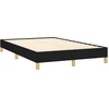 Image de vidaXL Cadre de lit sans matelas noir 120x190 cm Tissu