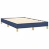 Image de vidaXL Cadre de lit sans matelas bleu 120x190 cm Tissu