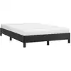 Image de vidaXL Sommier sans matelas noir 120x190 cm similicuir