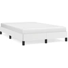 Image de vidaXL Cadre de lit sans matelas blanc 120x190 cm similicuir