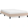 Image de vidaXL Sommier sans matelas cappuccino brun 120x190cm similicuir
