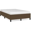 Image de vidaXL Cadre de lit sans matelas brun fonc © 120x190 cm Tissu