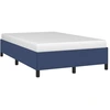 Image de vidaXL Cadre de lit sans matelas bleu 120x190 cm Tissu