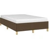 Image de vidaXL Cadre de lit sans matelas brun fonc © 120x190 cm Tissu