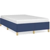 Image de vidaXL Cadre de lit sans matelas bleu 120x190 cm Tissu