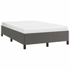 Image de vidaXL Cadre de lit sans matelas Gris 120x190 cm Similicuir