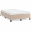 Image de vidaXL Sommier sans matelas cappuccino brun 120x190cm similicuir