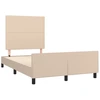 Image de vidaXL Sommier sans matelas cappuccino brun 120x190cm similicuir