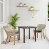 Image de vidaXL Salon de jardin avec coussins 3 pcs gris clair Poly-Rattan