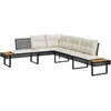 Image de vidaXL Ensemble de salon de jardin 2 pièces avec coussins noir poly rotin