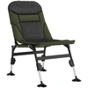 Image de vidaXL Chaise de pêche avec pieds réglables en boue, pliable, verte