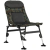Image de vidaXL Chaise de pêche avec pieds réglables en boue, pliable, motif camouflage