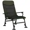 Image de vidaXL Chaise de pêche avec accoudoirs Pliable Vert