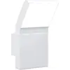 Image de vidaXL Applique murale d'extérieur LED Blanc Aluminium moulé sous pression