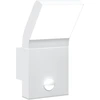 Image de vidaXL Applique murale d'extérieur LED avec capteur blanc Fonte d'aluminium