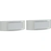 Image de vidaXL Lampes murales extérieures 2 pcs. argent acier inoxydable