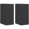 Image de vidaXL Lampes murales d'extérieur 2 pcs. noir aluminium moulé sous pression