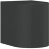 Image de vidaXL Applique murale extérieure noir aluminium moulé sous pression