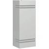 Image de vidaXL Applique murale extérieure argentée acier inoxydable