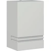 Image de vidaXL Applique murale extérieure argentée acier inoxydable