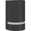 Image de vidaXL Applique murale extérieure noir aluminium moulé sous pression