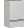 Image de vidaXL Applique murale extérieure argentée acier inoxydable