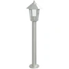 Image de vidaXL Lampe d'allée argentée 80 cm acier inoxydable
