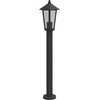 Image de vidaXL Lampe d'allée noire 80 cm acier inoxydable