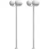 Image de vidaXL Lampes d'allée 2 pcs. argent 215 cm acier inoxydable