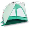 Image de vidaXL Tente de plage 2 personnes vert mer Quick Release étanche à l'eau