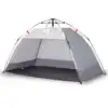 Image de vidaXL Tente de plage 2 personnes Gris Quick Release Imperméable à l'eau