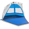 Image de vidaXL Tente de plage 2 personnes bleu azur Quick Release imperméable