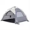 Image de vidaXL Tente de plage 3 personnes Gris Quick Release Imperméable à l'eau