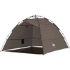 Image de vidaXL Tente de pêche 4 personnes brune Quick Release