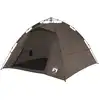 Image de vidaXL Tente de pêche 4 personnes brune Quick Release