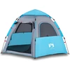 Image de vidaXL Tente de camping 4 personnes bleue Quick Release