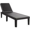 Image de vidaXL Chaise longue réglable en 4 positions 155,5x57x28 cm Polypropylène