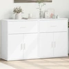 Image de vidaXL Sideboards 2 pcs. Blanc 60x31x70 cm Bois composite